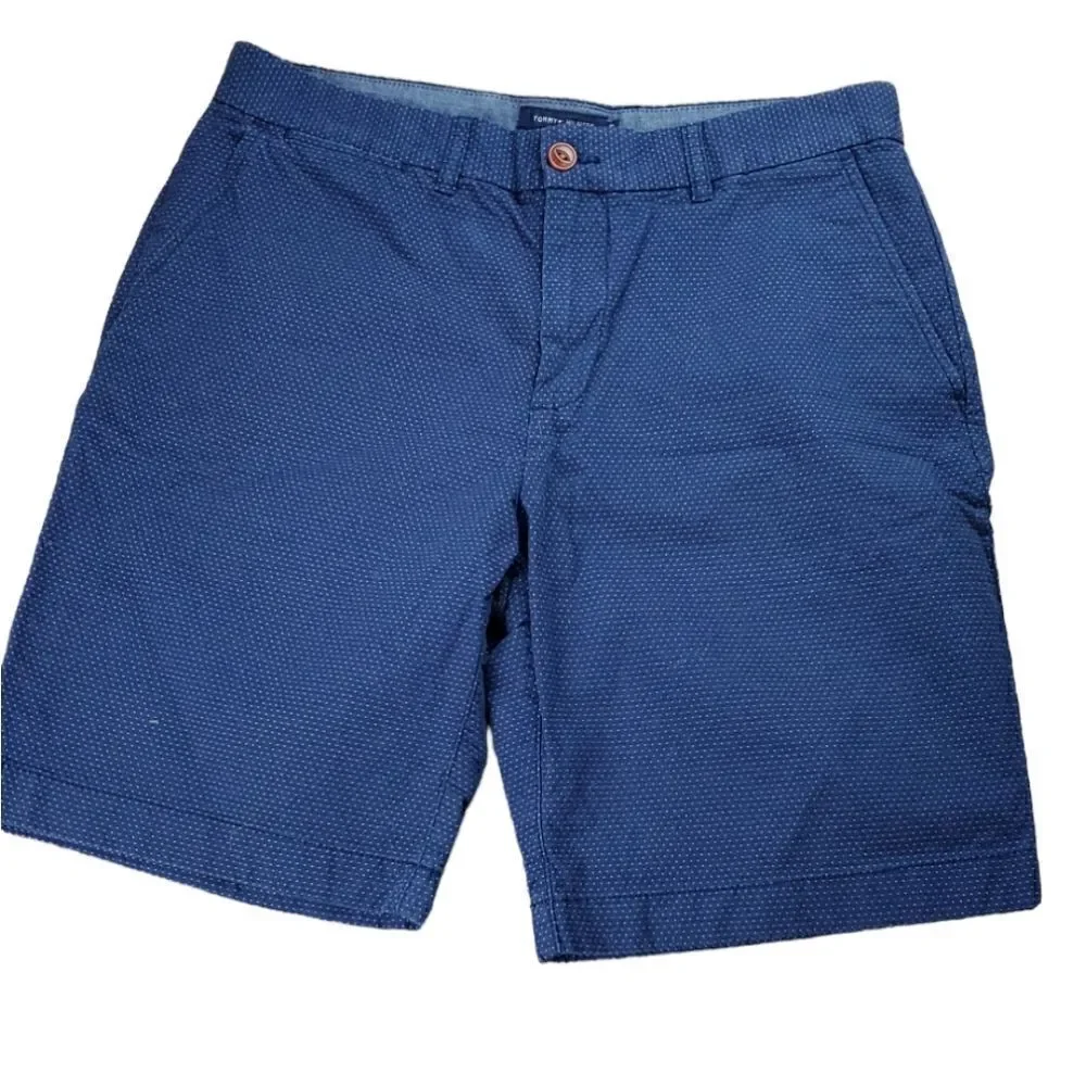 Tommy Hilfiger Blue Shorts with White Dots